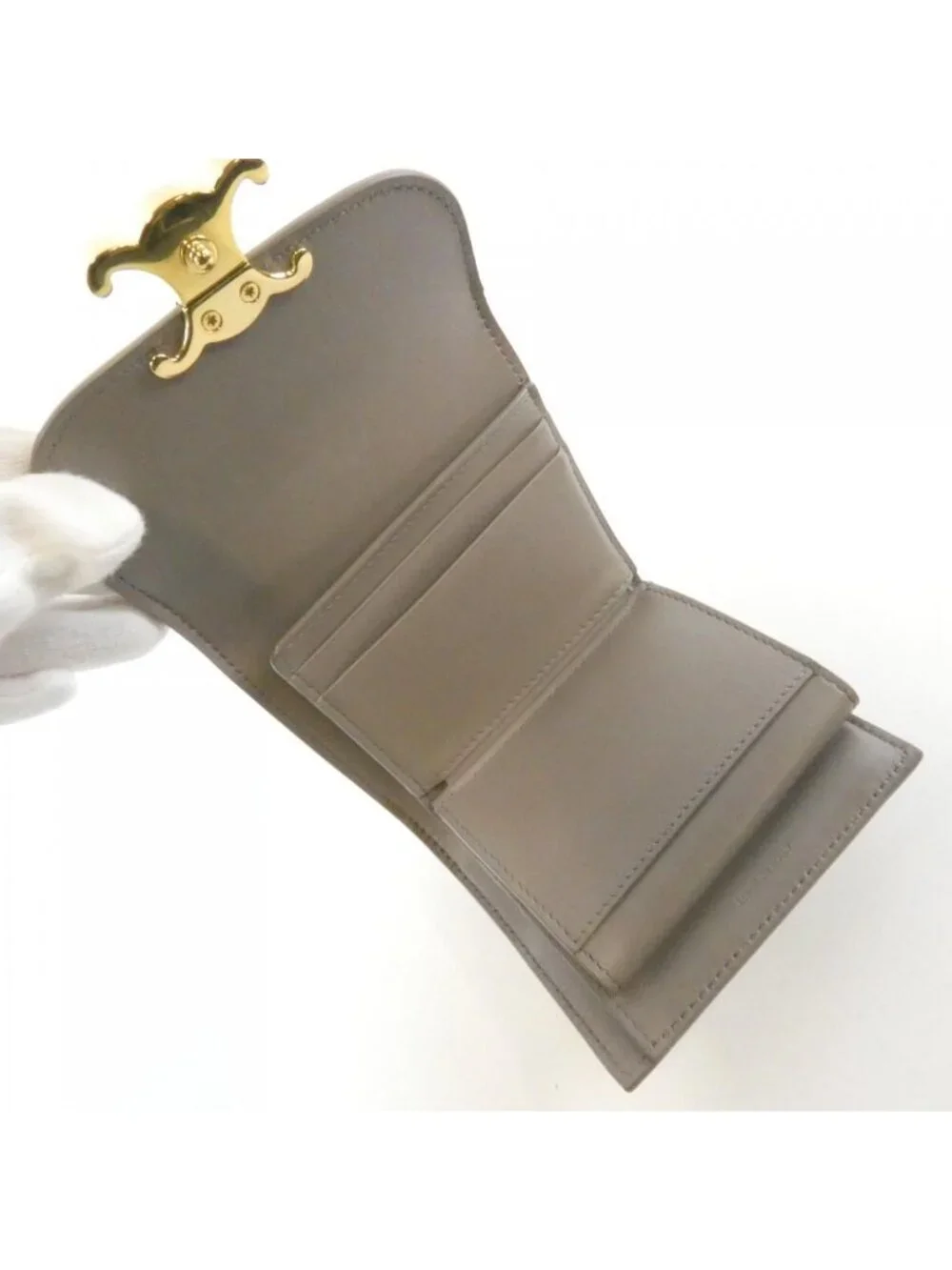 Celine Wallet Gold